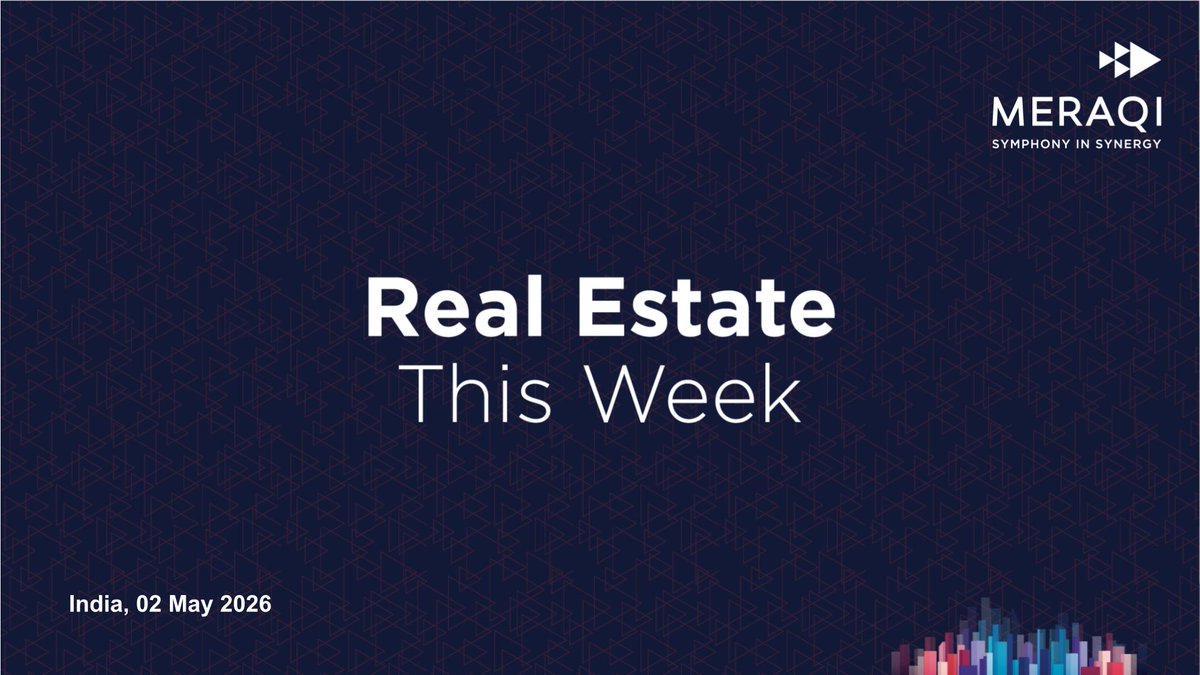 MeraqiAdvisors's tweet image. Click here sl1nk.com/o07w337 to read our latest "Real Estate This Week" summarizing key news of real estate industry in India.
#realestate #india #realtor #investors #realestatenews #thisweek #Meraqi #investment #properties #housing #investor #propertyinvestments