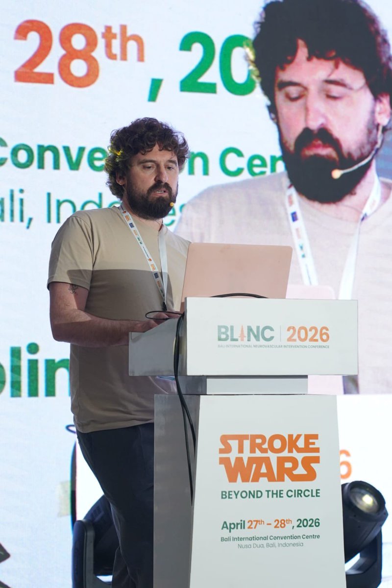 emuriass's tweet photo. Honoured to be invited to participate in #BLINC, International Neurovascular Intervention Conference, together with my colleague from Spain, @neuroplumber
Many thanks to the organizers and the Indonesian neurointervention community for the opportunity.
@Geni_NRI @SENR_org https://t.co/0XWwesGRvF