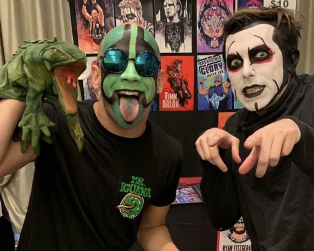 Radical_Ray_'s tweet photo. @MrSantiZap So Danhausen needs a partner.  I have two predictions.  1) if this match is to be pure silliness, then iguanahausen is my prediction. 2) if this match is to be on the more on a storyline side, then I see the return of Carmelo Hayes to be his partner and mentor. https://t.co/BOwcwTH0NM