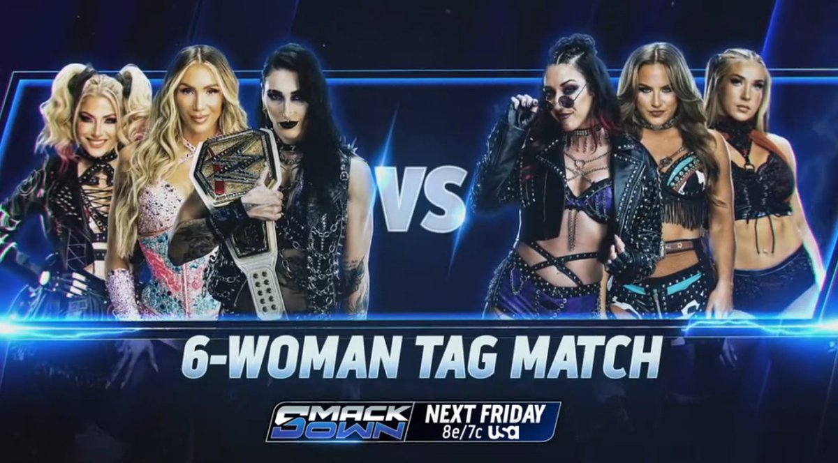PraveVlogs's tweet image. NEXT WEEK ON SMACKDOWN 2026 MAY 08 🔥
​​
🔵 GUNTHER WILL RETURNS

🏆 WOMEN'S UNITED STATES CHAMPIONSHIP
🔵 TIFFANY STRATTON vs KIANA JAMES

🔵 RHEA RIPLEY, CHARLOTTE FLAIR &amp;amp; ALEXA BLISS vs FATAL INFLUENCE

🔵 FUNERAL FOR THE GINGERBREAD MAN 

#SmackDown #FridayNightSmackDown #WWE