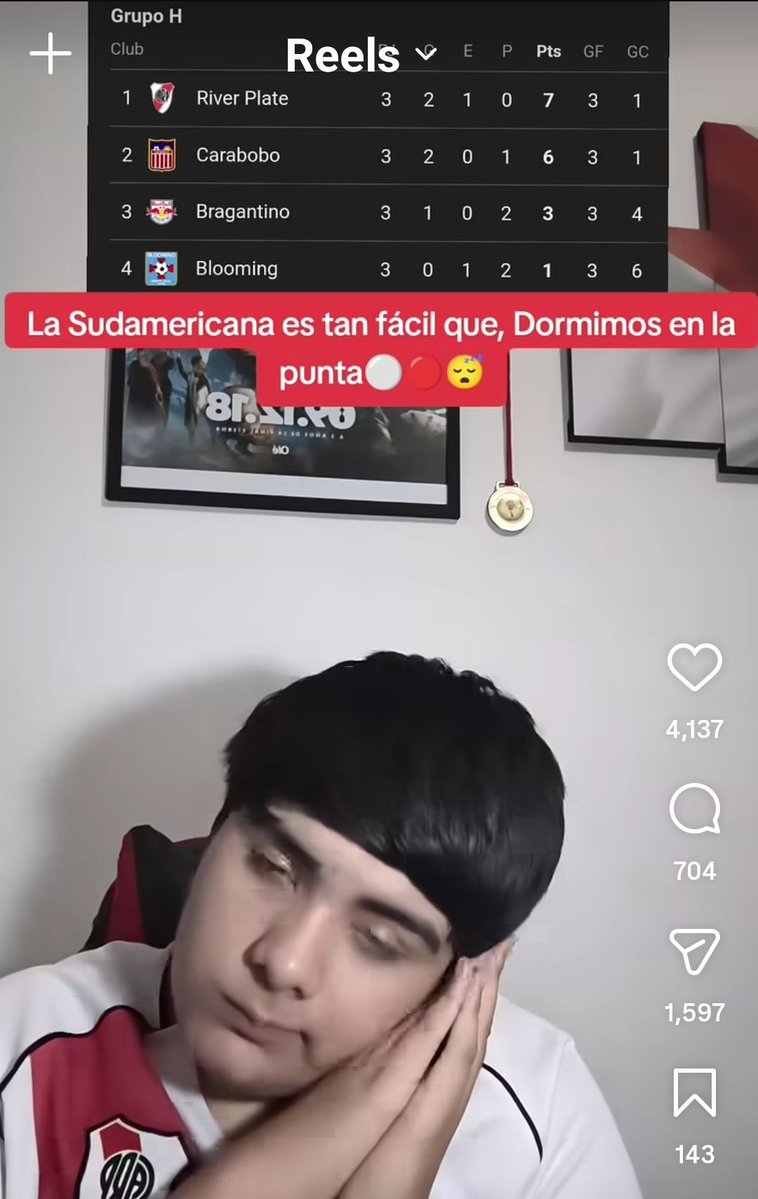 Mira che te gusta dormir en la punta