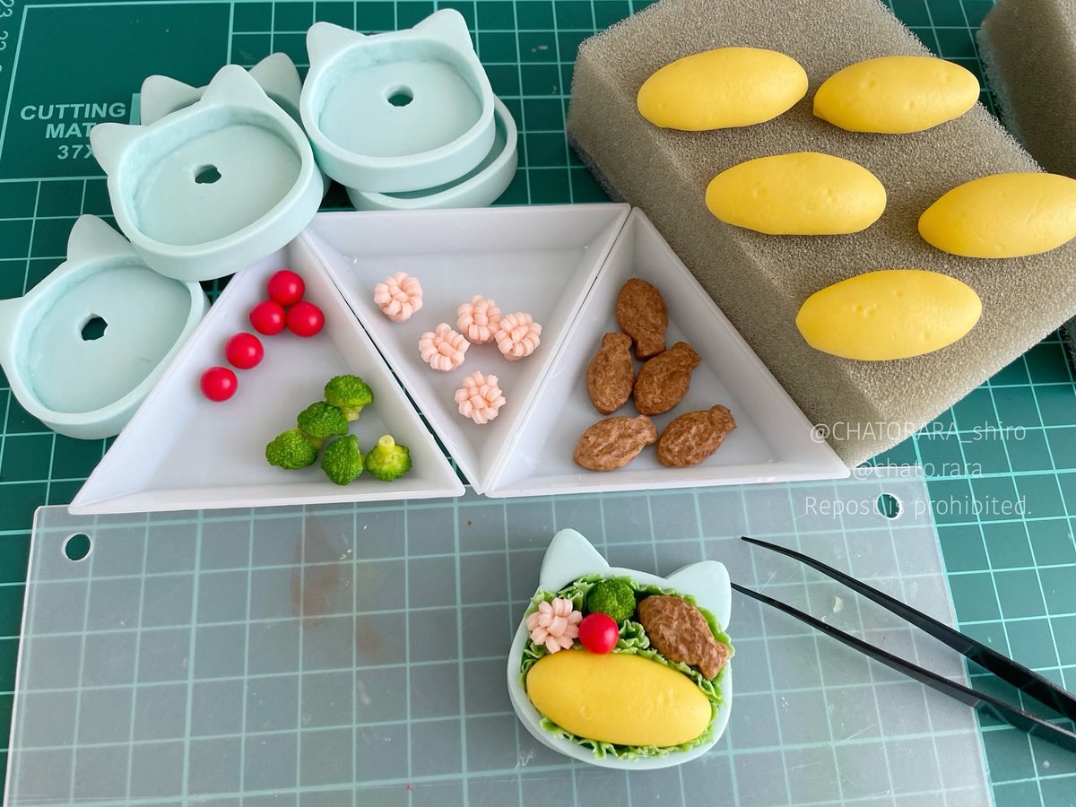 CHATORARA_shiro's tweet photo. これから盛り付けます💪
かわいい…。材料が揃ったとこ、これを見たかったんだ(*´-`) https://t.co/bzMlqdmrjY