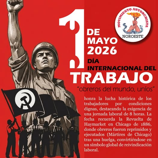 AntorchaNoro's tweet image. #FelizViernes 
Hoy, en el Día Internacional del Trabajo, recordamos que la riqueza de México no nace del capital, sino del esfuerzo diario de millones de obreros, campesinos y trabajadores que con sus manos sostienen al país.
facebook.com/AntorchaNoroes…
#1Mayo #TrabajoDigno