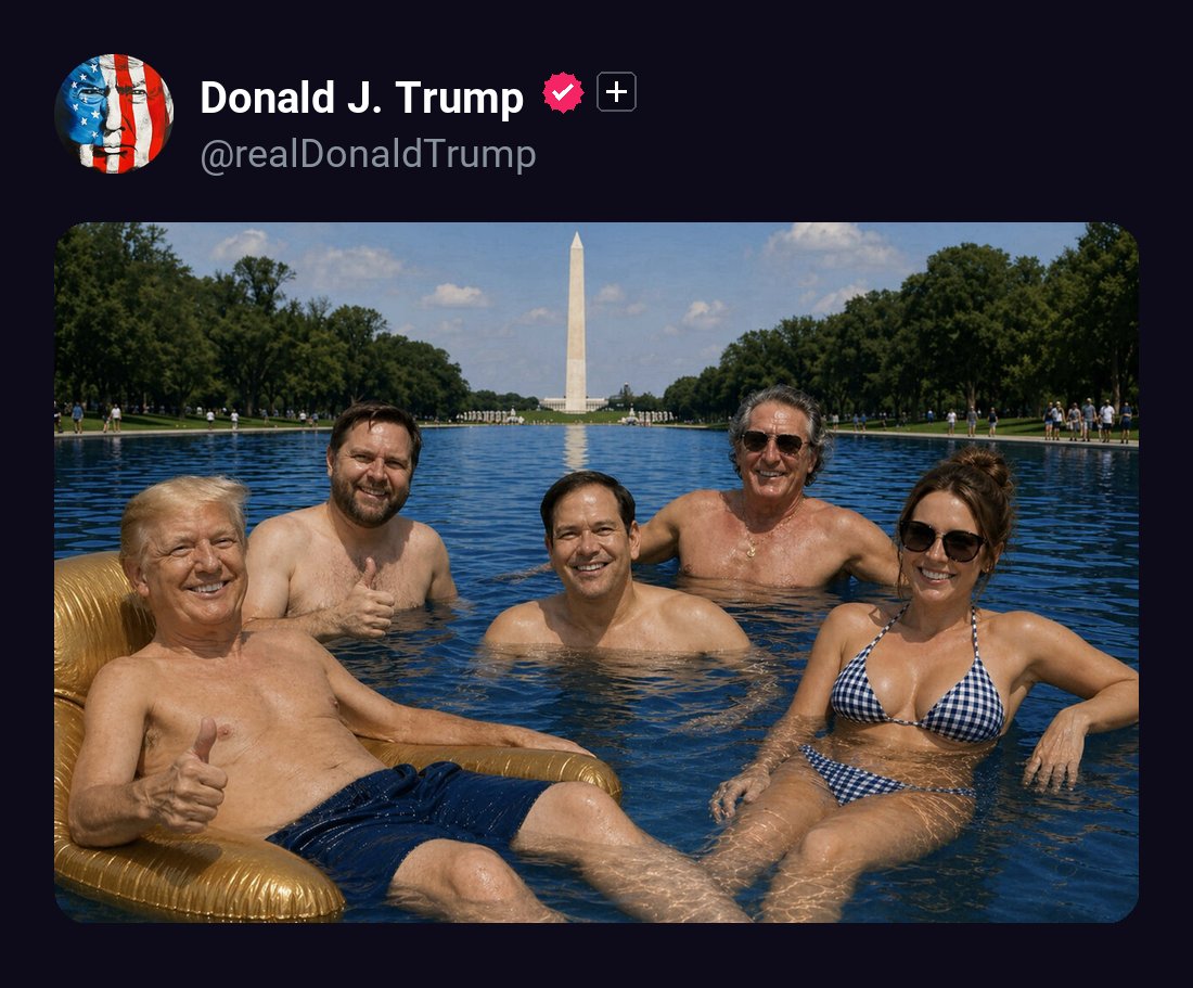 Commentary: Donald J Trump Truth Social Posts On X tweet media