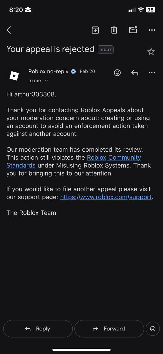 My account was sadly a victim of this and has been banned for over 205 ...