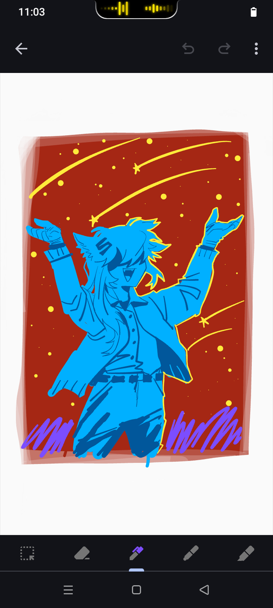 BONEZ32010's tweet image. Quick doodle in Notes

#artdoodle #randomOC