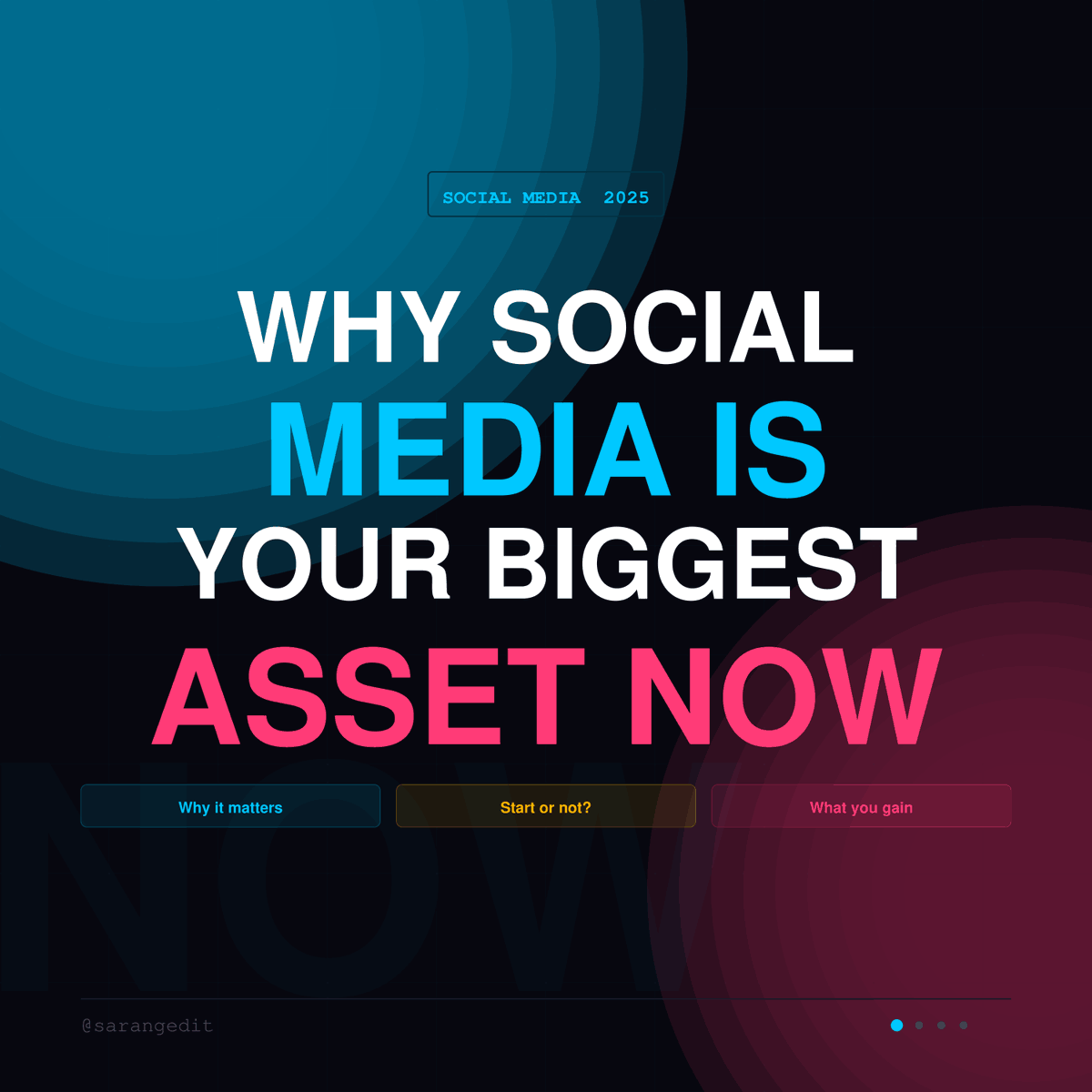 sarangedit's tweet image. Most brands know they need social media Almost none of them act on it
Here's why NOW is the time to start  and what happens if you don't
#SocialMedia #VideoEditor #ContentMarketing #BrandGrowth #OpenForWork