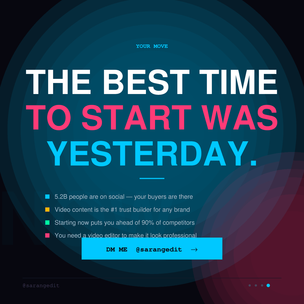 sarangedit's tweet image. Most brands know they need social media Almost none of them act on it
Here's why NOW is the time to start  and what happens if you don't
#SocialMedia #VideoEditor #ContentMarketing #BrandGrowth #OpenForWork