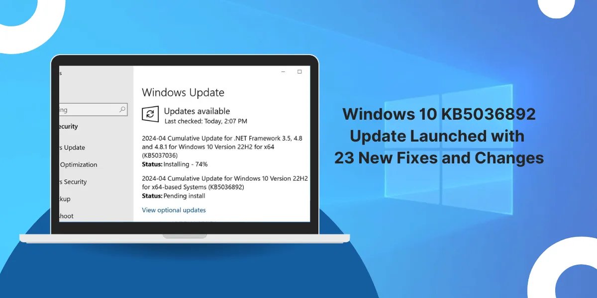 WeSSLInsights's tweet image. 📰 Windows 10 KB5036892 Update Released: What Security Changes You Need to Know

🔥 KB5036892 brings critical patches - skipping it leaves known vulnerabilities wide open.

➡️ sslinsights.com/windows-10-kb5…

#Windows10 #KB5036892 #MicrosoftUpdate #PatchTuesday #SSLInsights