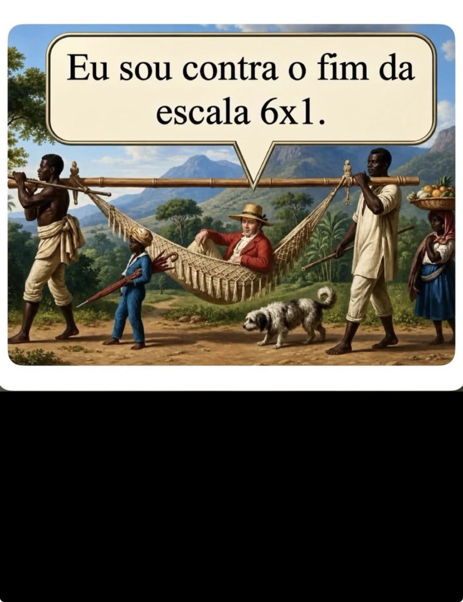 salgadinhomusic's tweet photo. E você é contra, ou a favor da escala 6x1? https://t.co/puDSkJpcJt