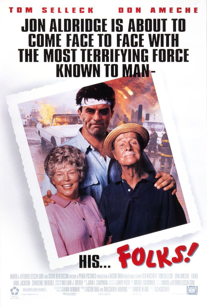 FilmNewsNos's tweet photo. 🎬MOVIE HISTORY: 34 years ago today, May 1, 1992, the movie ‘Folks!’ opened in theaters!

#TomSelleck #WendyCrewson #DonAmeche #AnneJackson #ChristineEbersole #MichaelMurphy #RobertPastorelli @Jon_Favreau #TedKotcheff https://t.co/0x5VqS1s8P