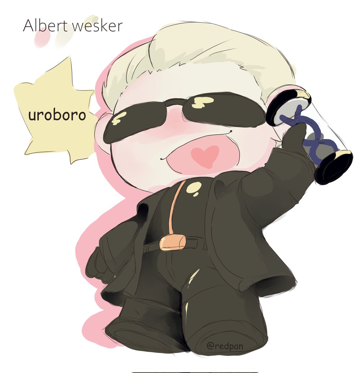 RedPandaEmpress's tweet photo. #albertwesker #wesker #cute #chivi 
Albert Wesker 💖 https://t.co/DRiIWPv2m5