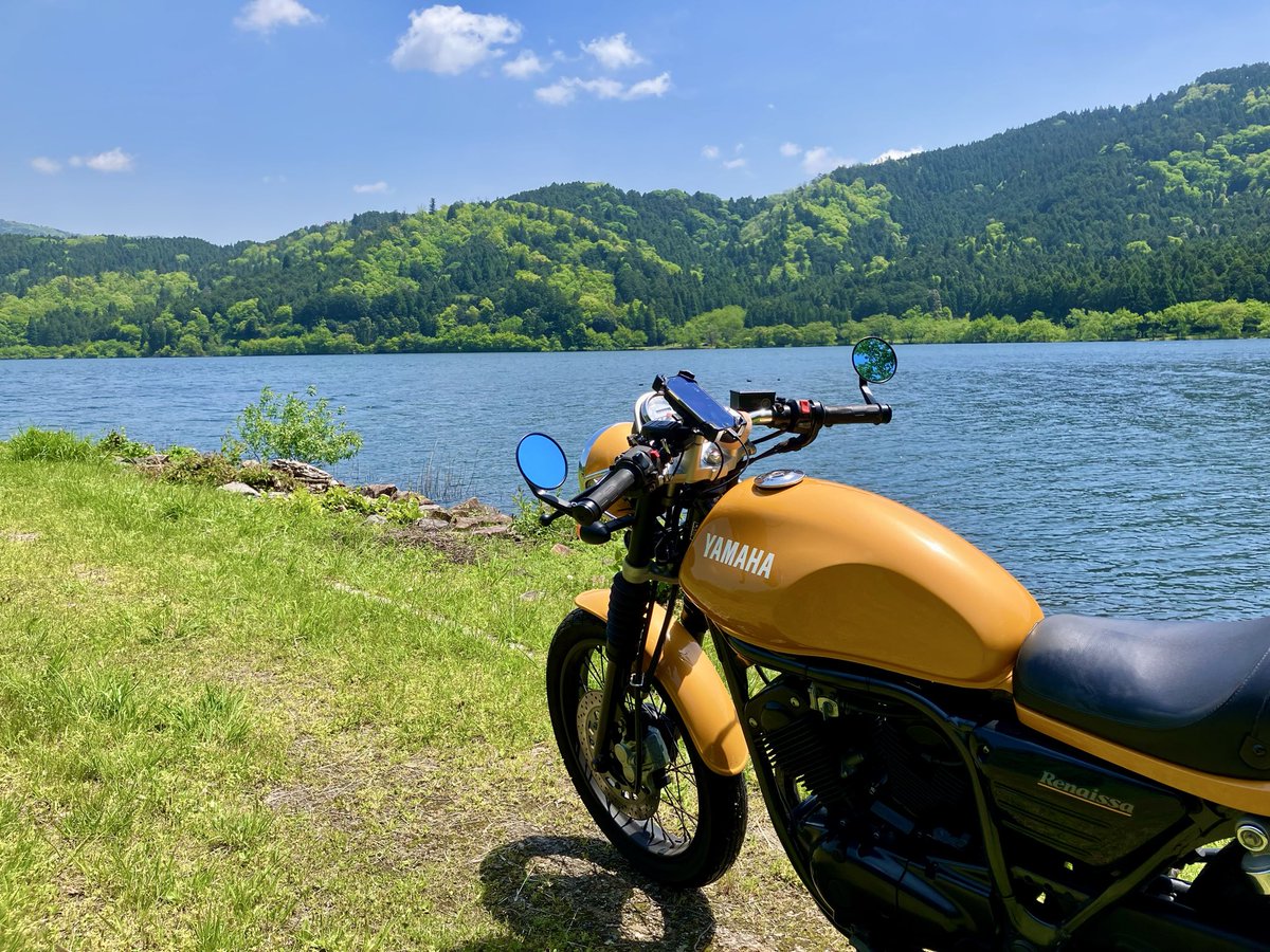 mituo_Renaissa's tweet image. とってもいい天気だから☀️
余呉湖まで！
やっぱりいいところだ☺️
#ルネッサ  #SRV