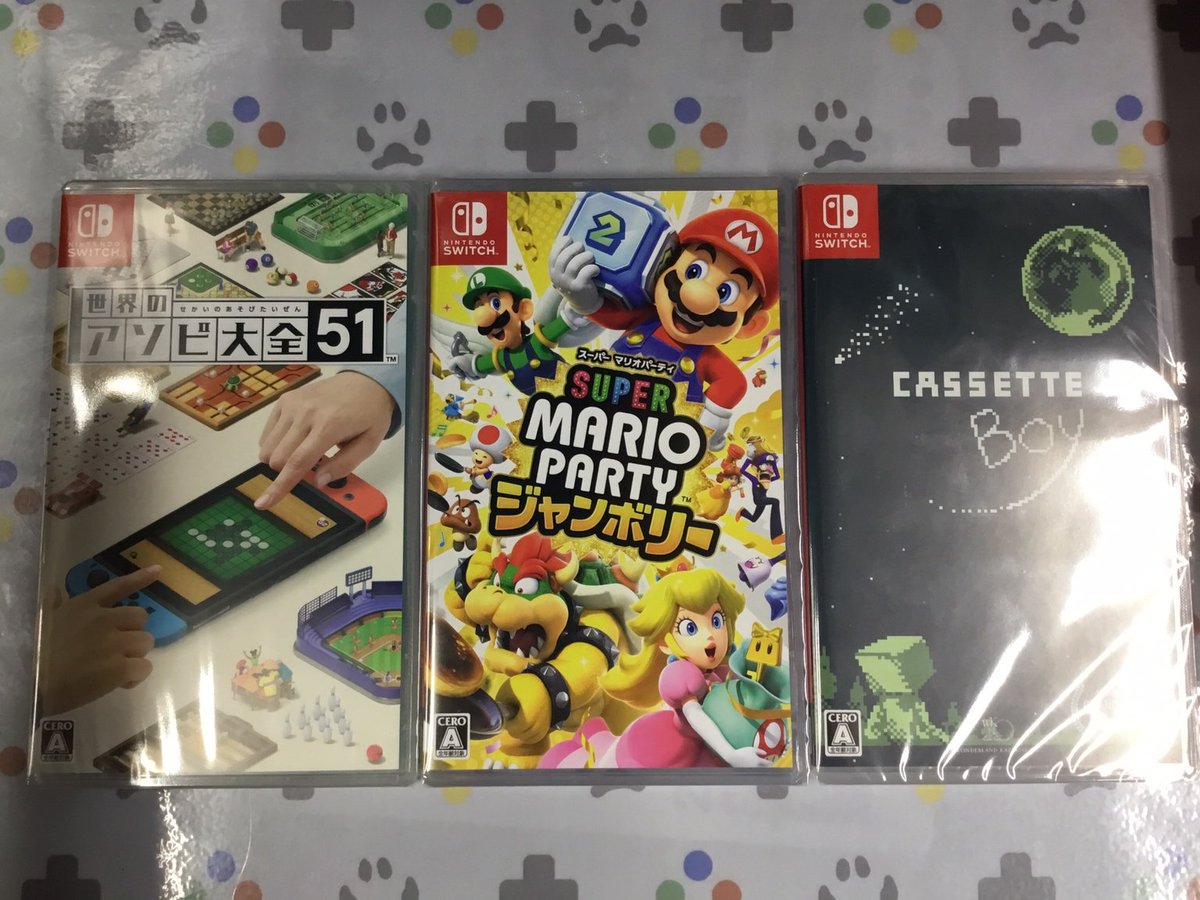 Switchソフト（マリオパーティ、アソビ大全、デドバ、グーニャモンスター） ソフトソース GOONYA モンスターSwitchで大冒険へ