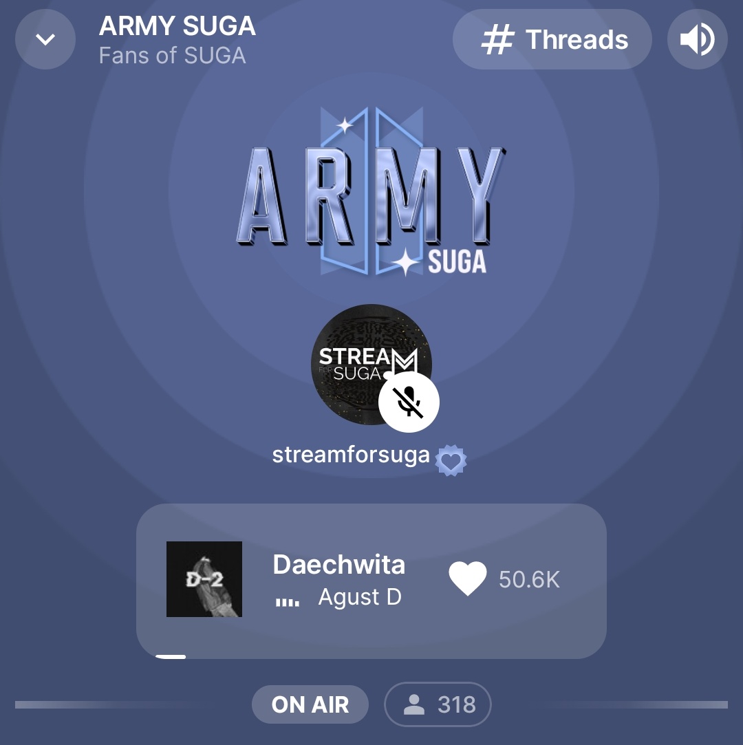 _streamforsuga's tweet photo. 👑 AGUST D BILLIONS CLUB 👑
We’re LIVE now on Stationhead! 🔥
Come join us and keep the streams going strong for Yoongi! 💖
🔗 https://t.co/595CyghQoU
🎯 Road to 1 BILLION for HAEGEUM
AGUST D BILLIONS CLUB
#HaegeumTo1Billion #StreamForYoongi https://t.co/QuBIXqpWVC