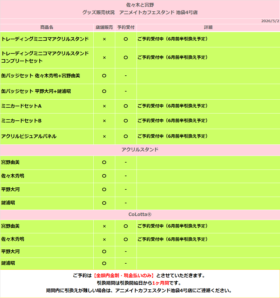 アニメイトカフェスタンド池袋4号店 tweet media