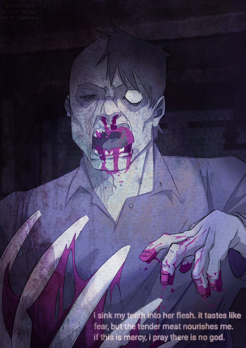 evanovers_'s tweet image. [DaD Schpood Finale Spoilers!!]

mmmm yummy ribcaaage i wonder who he's munching on yum yum yuum 😋😋😋

#schpood #schpoodfanart #decayedanddecrepit #decayedtwt