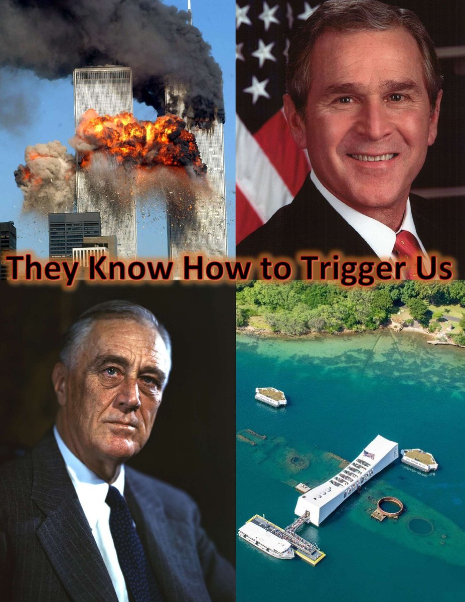 rogueLDSpriest's tweet image. The @Gov ALLOWED 9/11 to Happen to #Motivate Congress to Spend Money Going to War so Private Civilians could Profit off the Military Industrial Complex!

#PearlHarbor was No Different: #FDR stationed the ENTIRE Pacific Fleet at Oahu as a Dangling Carrot 4 Imperial Japan 2 Pounce!
