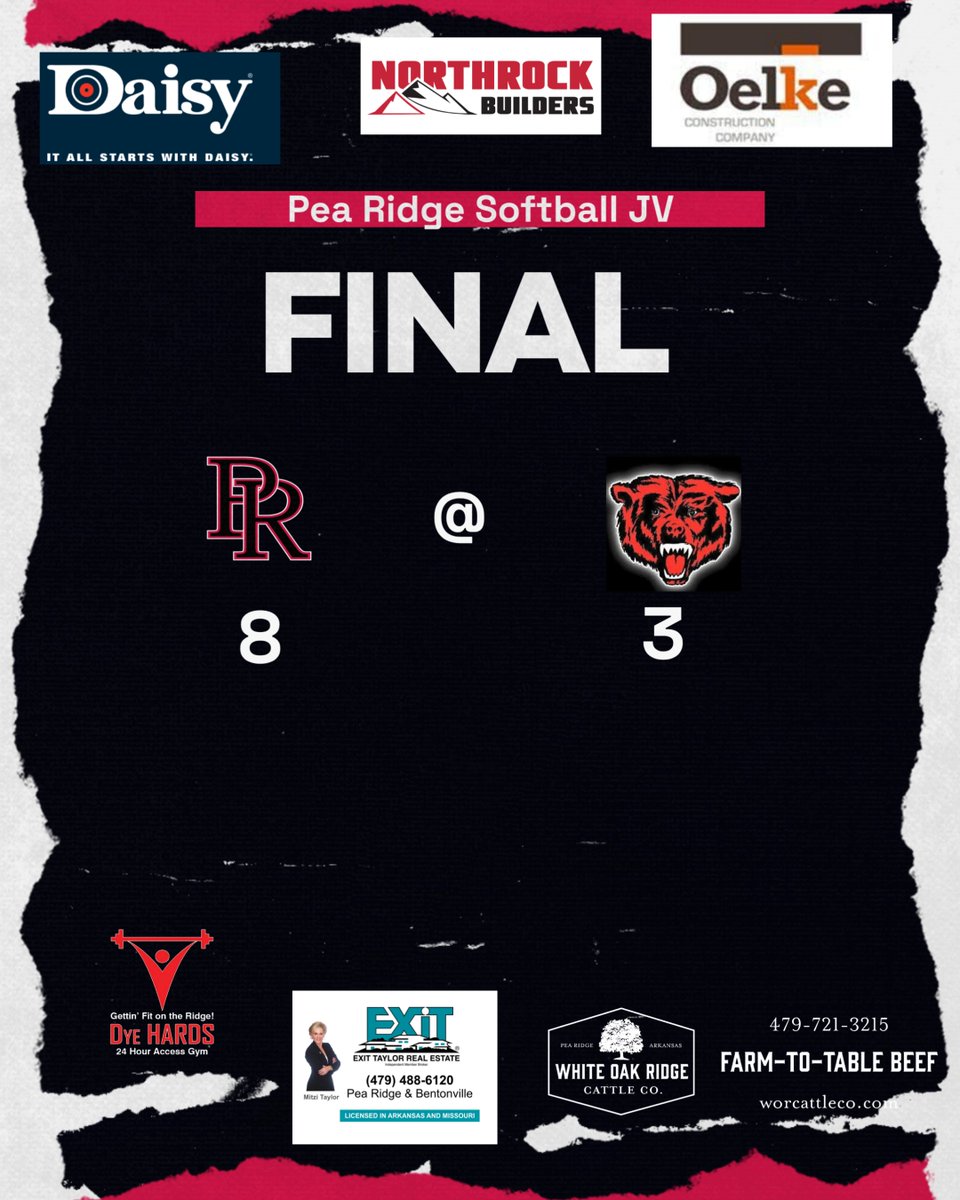 Pea Ridge Softball tweet media