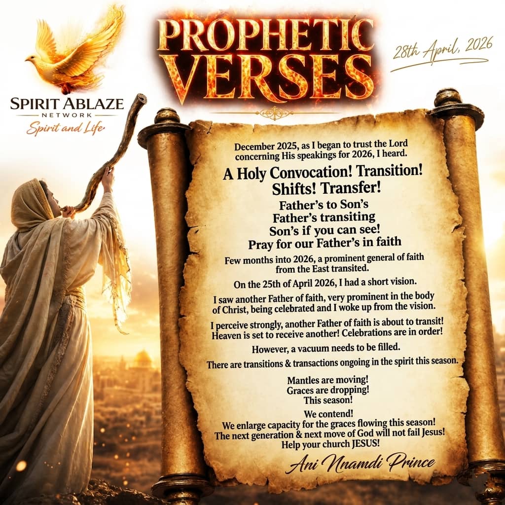 spirit_ablaze's tweet image. Prophetic Verses!
#April
#Prophetic