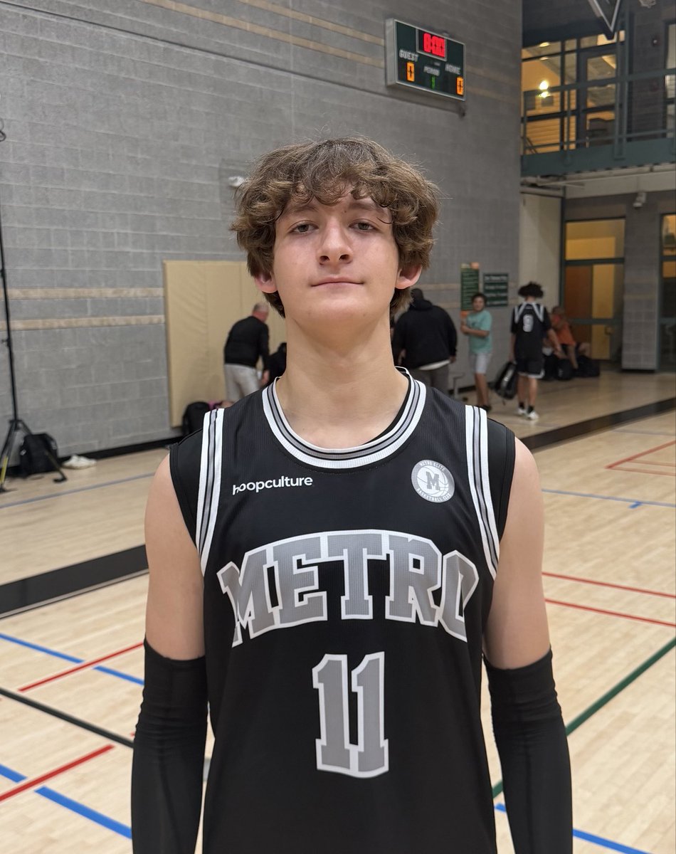 hoopseen's tweet photo. 15U - Scott Diaz and Walt Wallace showed strong performances in a win for Metro Elite Basketball Club today. 

Diaz was active on defense, controlling the boards and the paint with 6 blocks. He scored well inside and showed he can stretch the floor from the mid‑range. 

Wallace handled point guard duties under pressure and facilitated well out of the pick‑and‑roll. He also finished through contact in transition against bigger defenders. #BobGibbons
