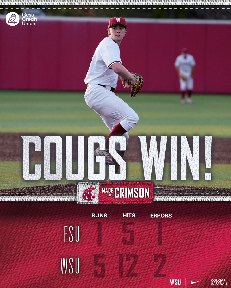 Washington State Baseball tweet media