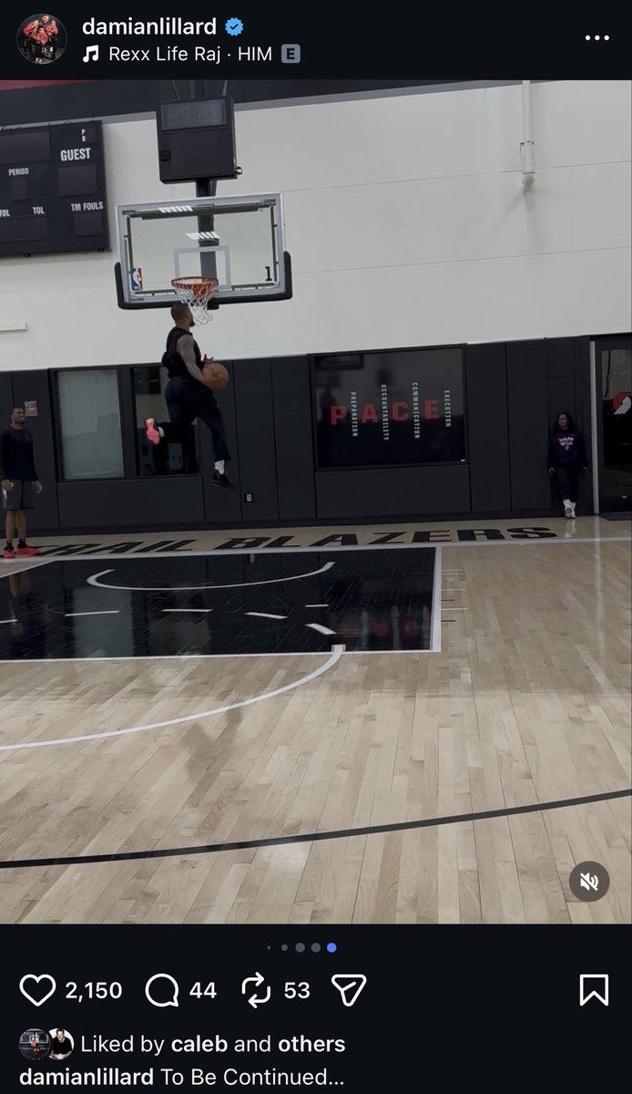shaesharpeshow's tweet photo. Damian Lillard on IG

“To Be Continued…”

👀👀👀 https://t.co/qSe3jUnSG5