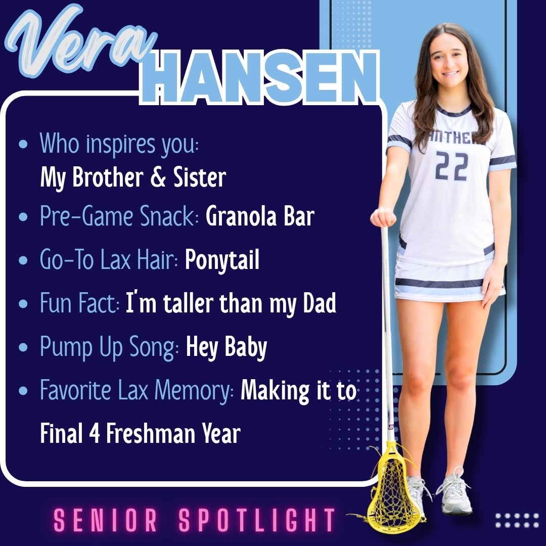 FHSLaxBooster's tweet photo. Vera Hansen is in the Senior Spotlight tonight. What an incredible high school career, and although we’ll miss you, we’re all excited to cheer you on as you take your talent to Merrimack College next year. @fhsglax 💙🤍🩵 https://t.co/2d3VSzVbtS