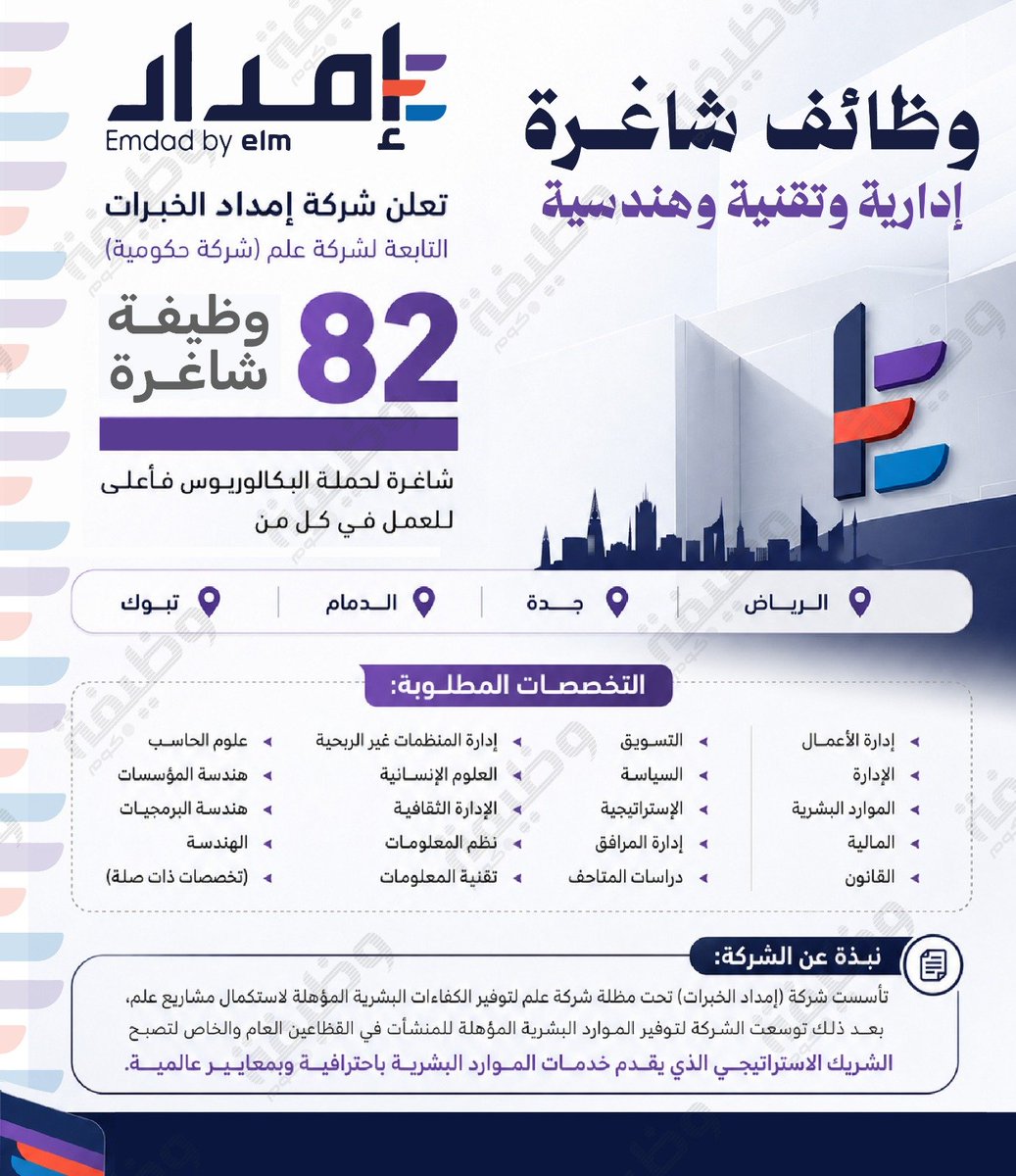 وظائف | وظيفة.كوم tweet media