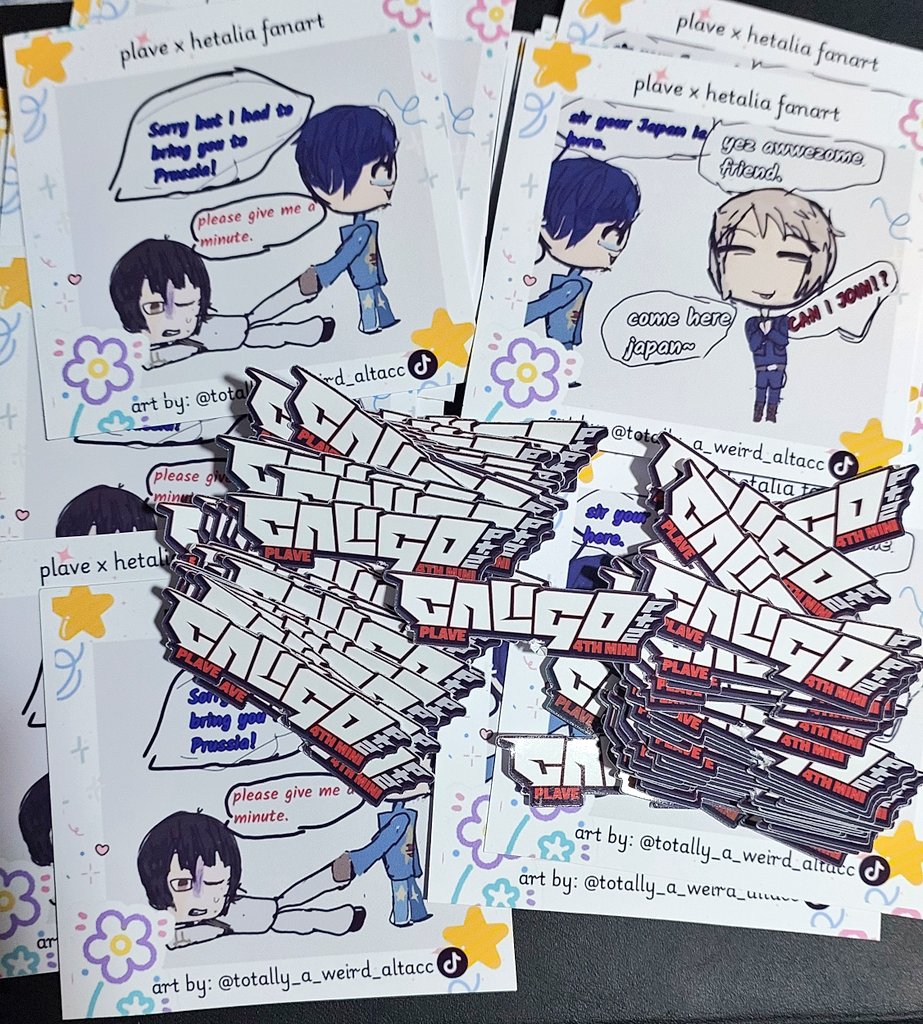 freewilledcas's tweet photo. See you cuties!! My sis and I will be giving away my sis' fan art prints and caligo stickers 🫶✨️ https://t.co/e1L4iEH2Ri