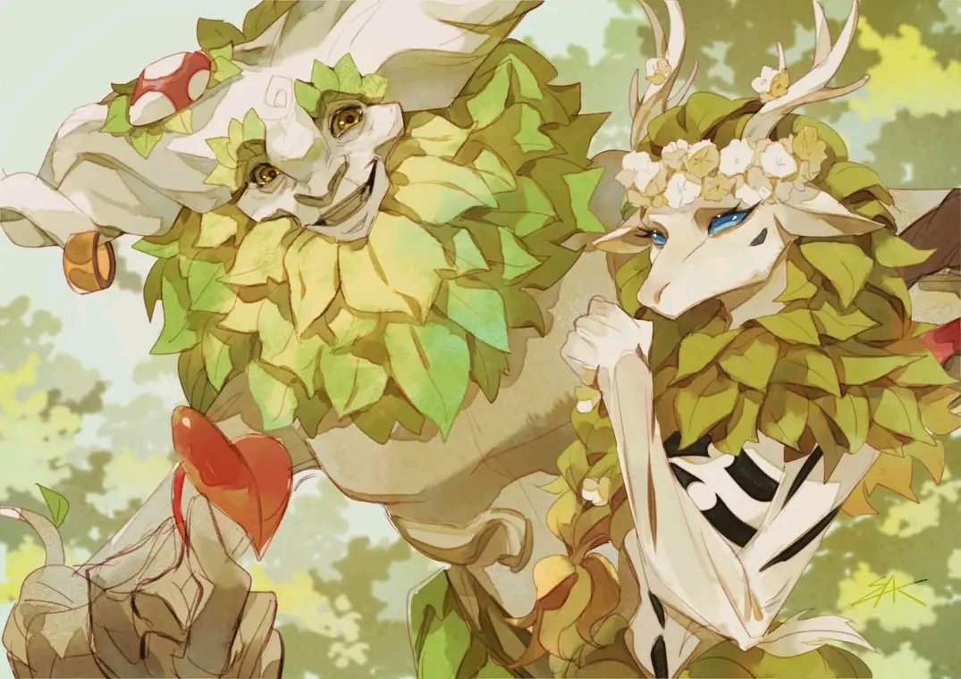Ivernnator's tweet image. A new people have started following me, so I’ll introduce myself again. 😌💚 

I’m Ali, I love Ivern since 2016🍃, and I have Yumeship. My OC’s name is Ayleen🍂, and these are 🖼️🎨 that I’ve comm1ss10ned of the two of them. 

#ivern #LeagueOfLegends #ocxcanon #yumeship