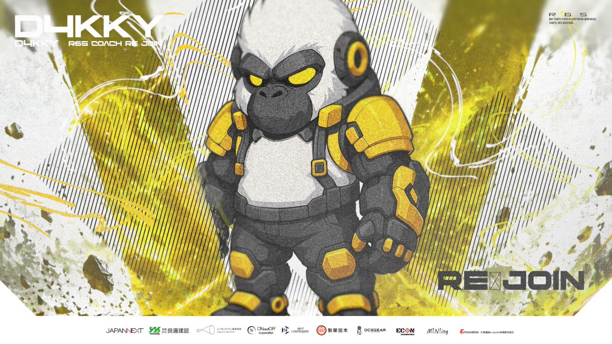_ocs_esports's tweet photo. 【R6S部門 再加入のお知らせ】

この度、OCS HIROSHIMA R6S部門 COACH 

D4KKY @D4kky_you 

が再加入いたしました。

再びOCSの一員として共に戦えることを嬉しく思います。

経験と実力をチームに還元し、さらなる成長と勝利を目指してまいります。

Welcome back, D4KKY.

#R6S https://t.co/6XuLql7InX
