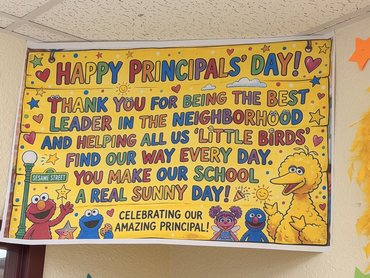 AmyAlarcon23's tweet image. 🙌🏻 Thankful. 🫶🏻 Grateful. 🙏🏻 Blessed.
I definitely work in the greatest neighborhood and I love my @yeswarriors1 “little birds” ! #ProudPrincipal ✨ @YsletaISD