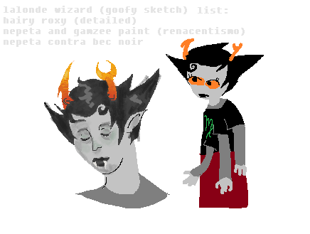 ElblarckG's tweet image. something to left for night. #homestsuck #mspaint #sketches #doodles #kanaya #kanayamaryam
