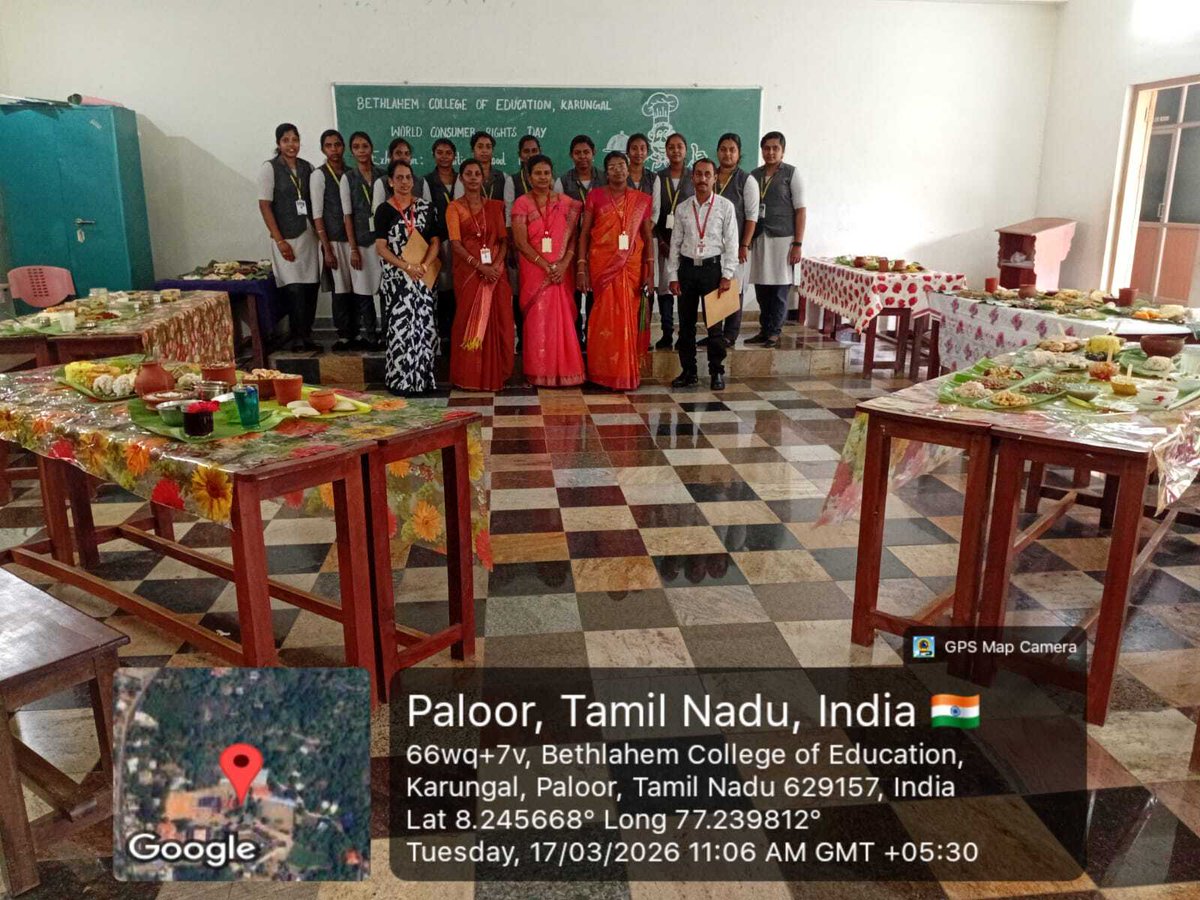 BethlahemB's tweet photo. World Consumer Rights Day was organised by consumer club on 17-03-2026. Mrs B. Prabha , Assistant Professor , Department of Commerce delivered a special talk on consumer rights. https://t.co/LUN6kvMXe8
