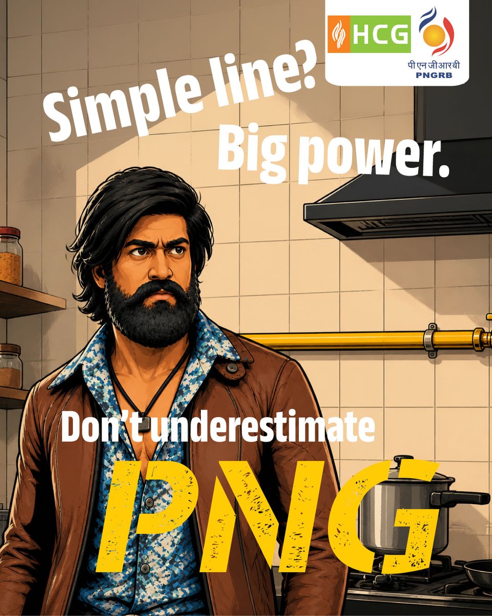 HCG_GROUP's tweet image. Maa ke liye har din ek battle hai.​
Par kitchen ab battlefield nahi rahega.​
Keh dena unko —​
main aa raha hoon…​
non-stop PNG leke.​

@PNGRB_ , @PetroleumMin 

#NonStopZindagi #CleanEnergyLife #CleanEnergyMovement #PNGDrive #SwitchToPNG #SmartGasConnection #PipelineGasLife