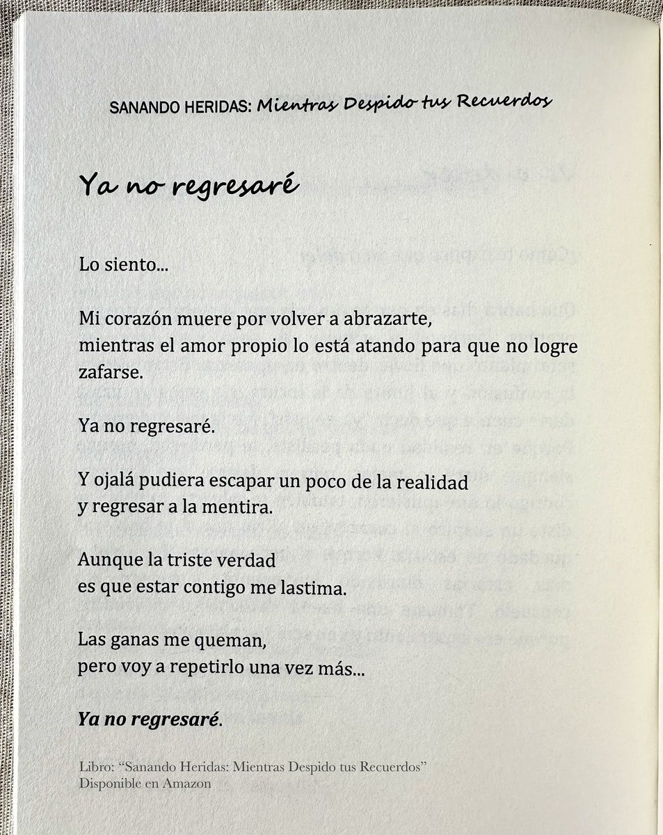 Libro: “Sanando Heridas: Mientras Despido tus Recuerdos” 📕