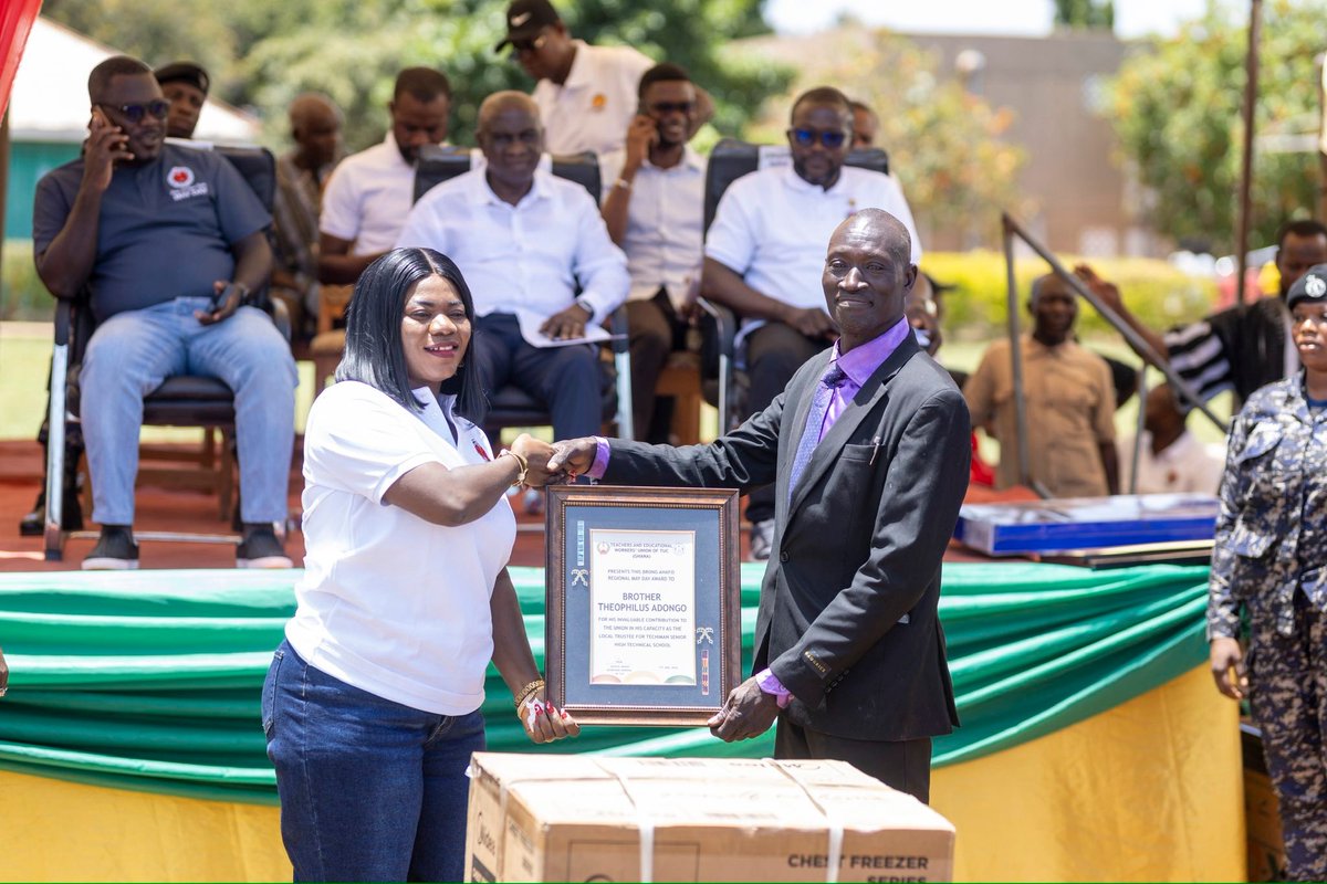 bonorcc's tweet photo. Workers across Bono, Bono East and Ahafo Regions were celebrated on International Workers' Day in Kintampo. Leaders highlighted the vital role of workers in driving national growth and called for continued unity, fairness, and opportunity for all
#WorkersDay #MayDay #Ghana https://t.co/iqK0qJXpvl