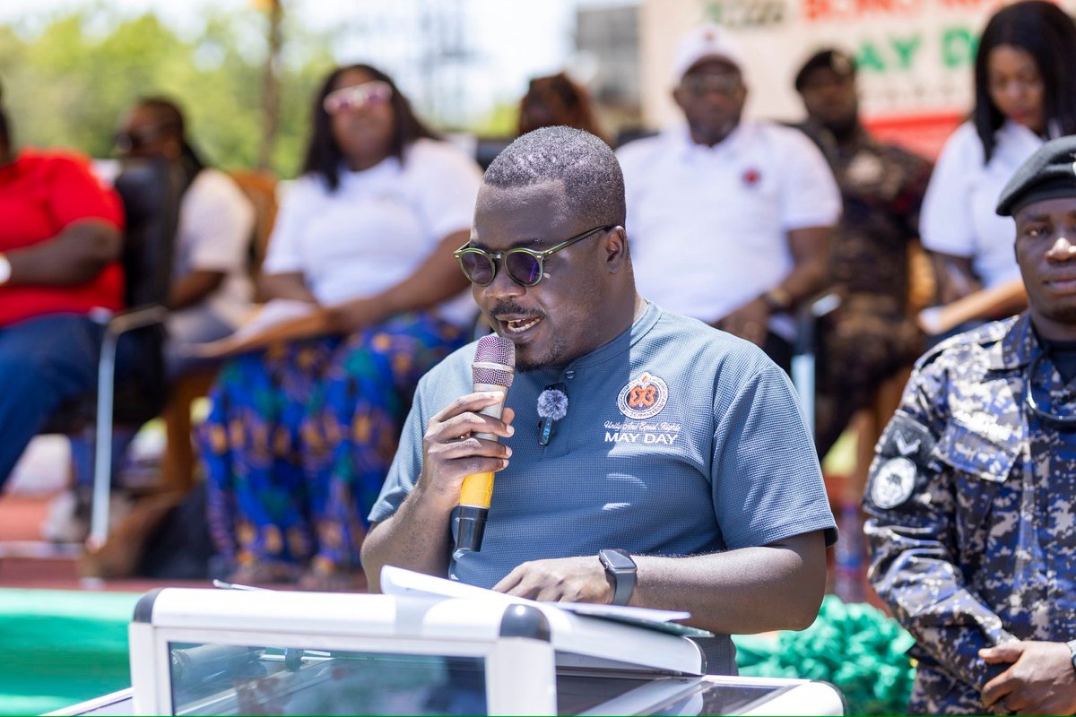 bonorcc's tweet photo. Workers across Bono, Bono East and Ahafo Regions were celebrated on International Workers' Day in Kintampo. Leaders highlighted the vital role of workers in driving national growth and called for continued unity, fairness, and opportunity for all
#WorkersDay #MayDay #Ghana https://t.co/iqK0qJXpvl