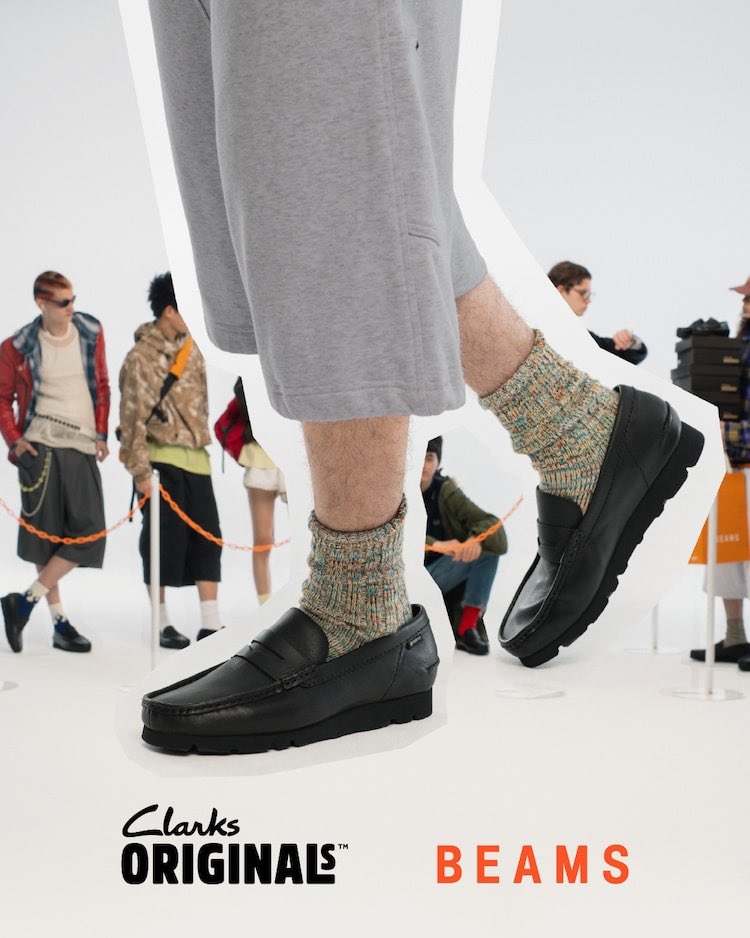 BEAMS 50周年記念！ ローファー仕様の「Clarks ORIGINALS “WallaBeams