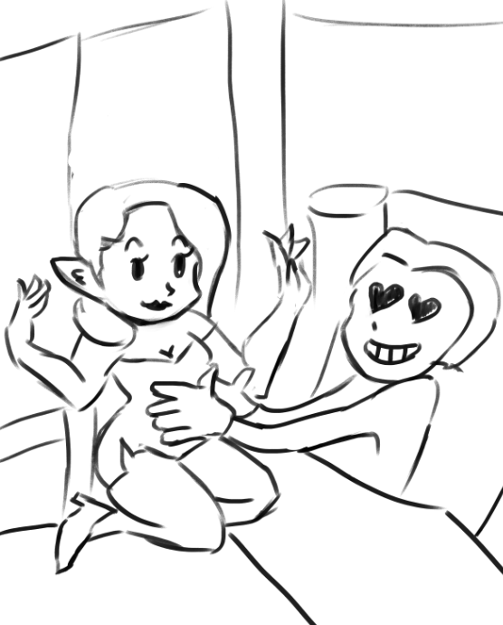 jiiriyan's tweet photo. had to reference that old cartoon for this quick doodle with my oc https://t.co/TN4yqszIR9
