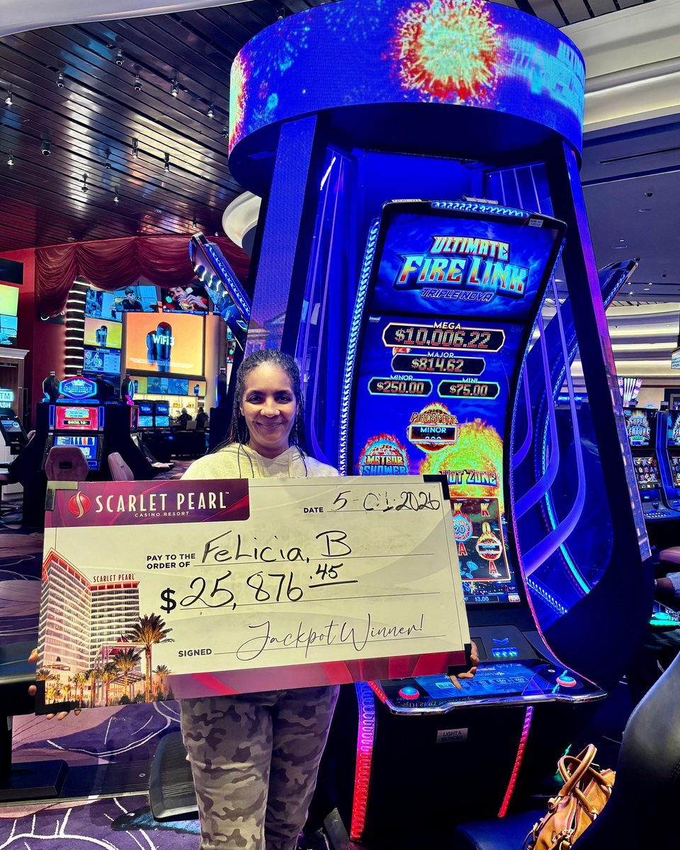 Scarlet Pearl Casino tweet media