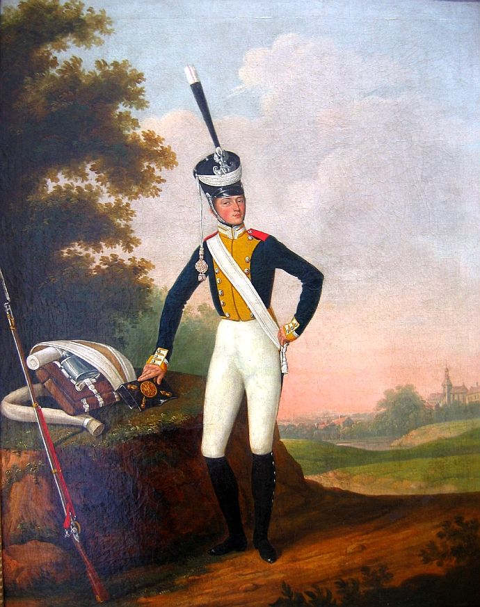 Uniformologist's tweet photo. Sierżant (Sergeant) Adam Skawiński of the Pułk Grenadierów Gwardii (Grenadier Guard Regiment), Congress Poland, painted by Jozafat Łukaszewicz,(c. 1820s). https://t.co/bU1uy9gQtz