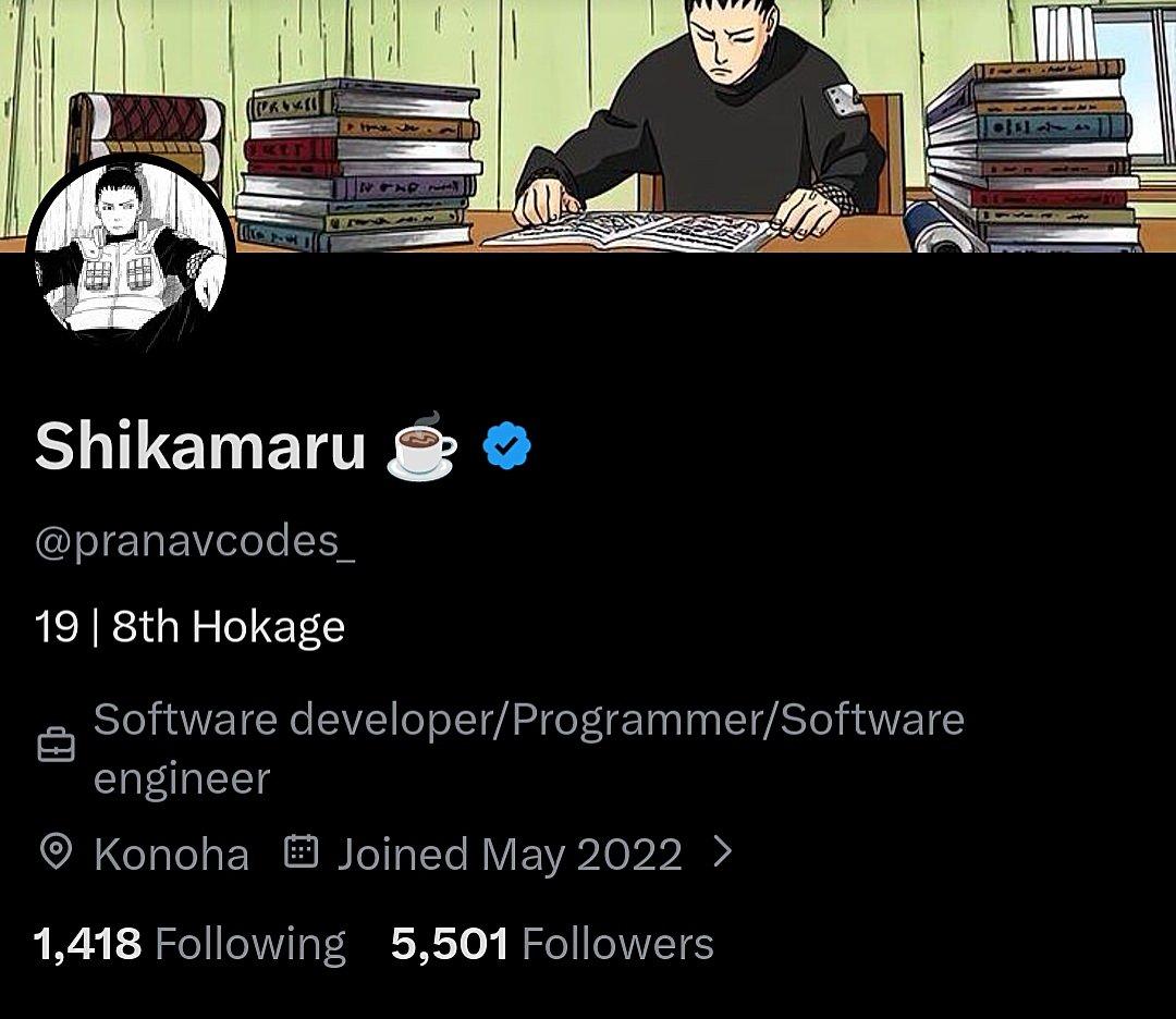 Shikamaru ☕ tweet media