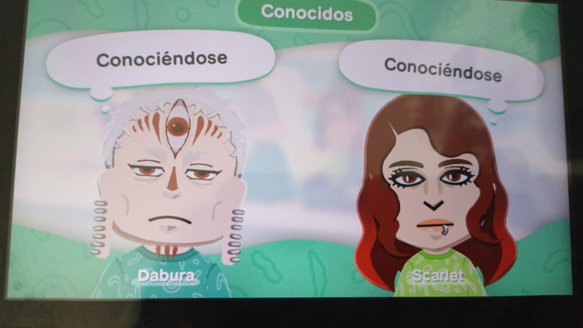 A friend of mine made us in Tomodachi Life sjvdjsjs.