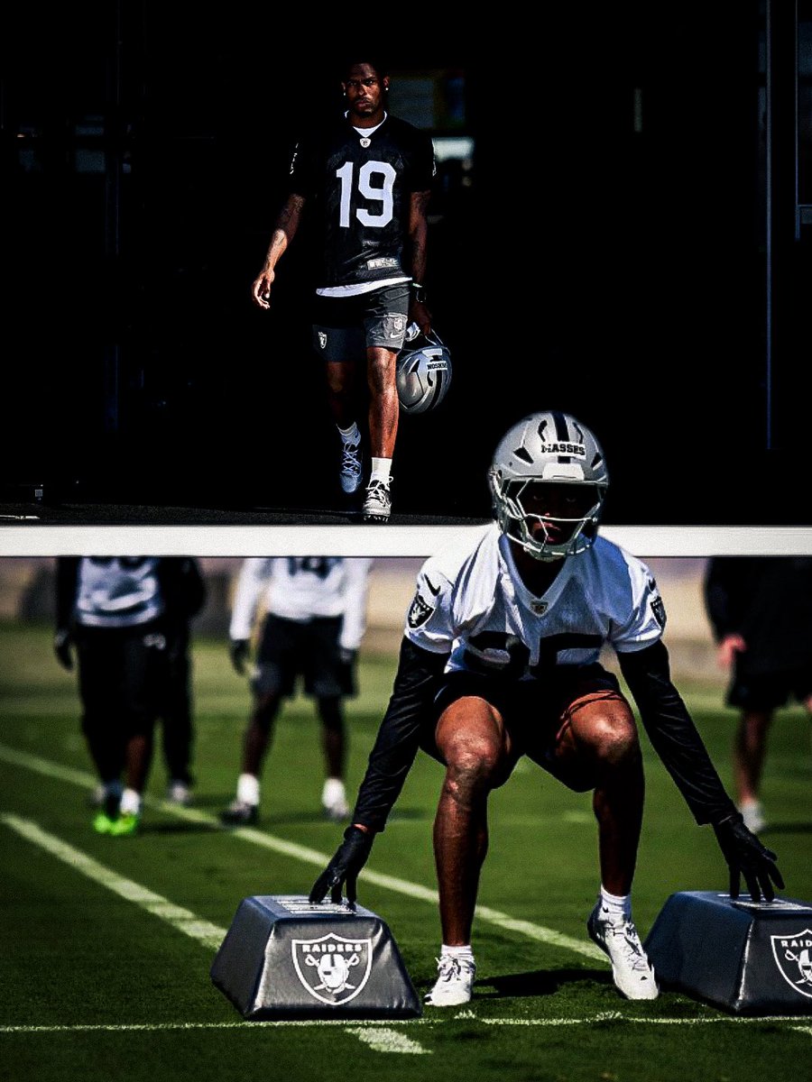 RaidersLead's tweet photo. Thread four: Hezekiah Masses &amp; Malik Benson 🤩 https://t.co/xO4EdWUNgP
