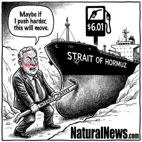 Another hard-hitting political cartoon:
