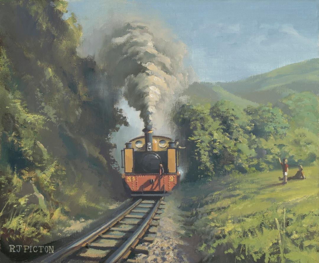 pictonart's tweet image. Vale of Rheidol Railway
Oil on Canvas, 12" x 10".
redbubble.com/i/art-print/Va…
#Art #Painting #Railways #Steam