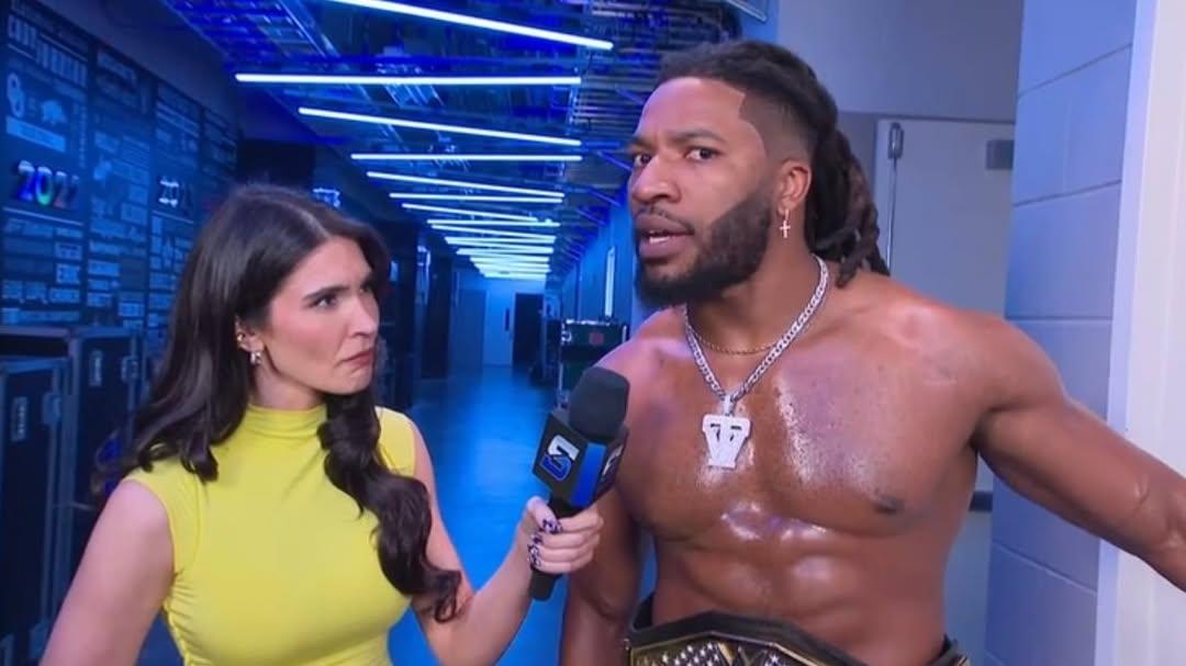 PanaiSunad97219's tweet image. TRICK WILLIAMS CHALLENGED SAMI ZAYN TO A MATCH AT WWE BACKLASH FOR THE UNITED STATES CHAMPIONSHIP 😍💥

&amp;amp; GINGERBREAD MAN DIDN'T MADE IT 😭😭 | SMACKDOWN 2026 MAY 01 🔥

#SmackDown #FridayNightSmackDown #WWE