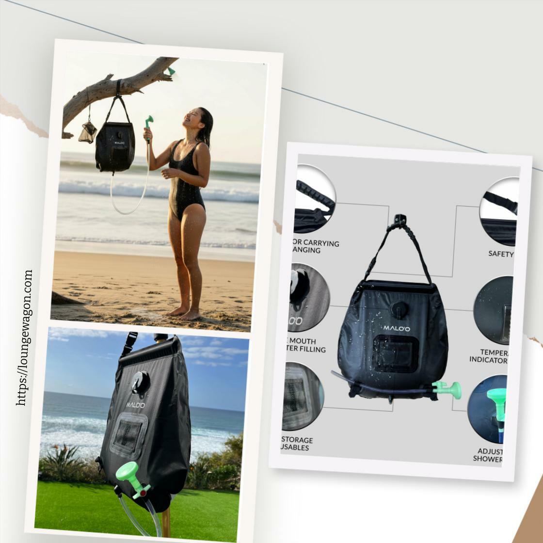 TheLoungeWagon's tweet image. Transform your outdoor experience with our Portable Shower Bag for just $24.95! Stay fresh on the go and embrace adventure! #OutdoorEssentials #AdventureReady

Shop Now loungewagon.com/products/showe…